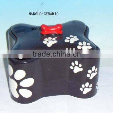 ceramic treat storage jar