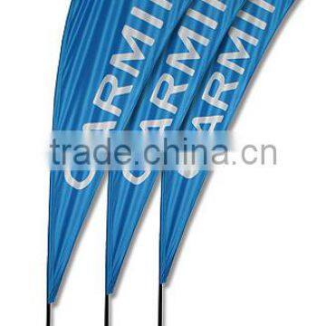 Custom Outdoor High Quality Dye Sublimation Printing Teardrop Flying Flag Banner Stand Display for Advertising photo-5
