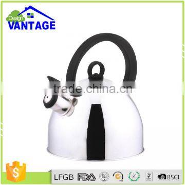 Bright colorful non-electric stainless steel camping cute tea collapsible travel kettle