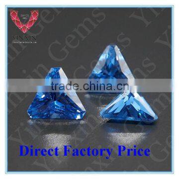Blue Brilliant AAA Synthetic Spinel Gems 120# Triangle With Corner 8X8mm photo-2