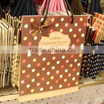2016 Customized Boutique White Paper Bags Wedding Gift Bags Good Looking