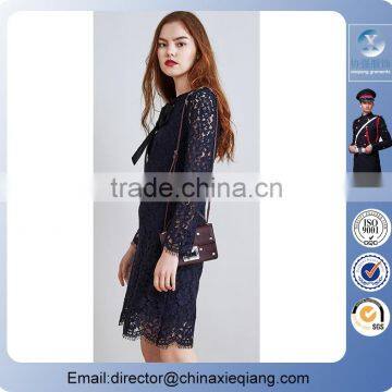 2016 Fashion Ladies Elegant Lace Dress Women Lace Floral Dress