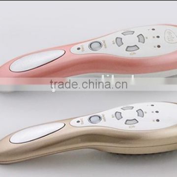 Human hair Beauty device electric hair straightening comb