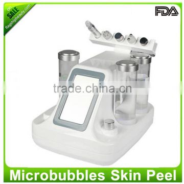 2017 Flagship! Newest 5 in 1 micro bubble diffuser facial cleanser and lifting machine