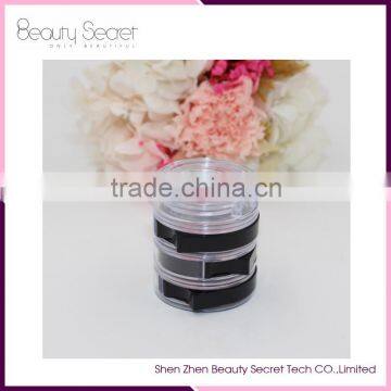 New Round 3cells Eyeshadow Empty Makeup Palette photo-2