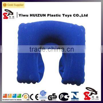 Inflatable Pillow Travel Flocking Neck Pillow Inflatable photo-2