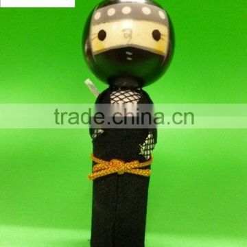 Ninja Authentic Japanese Costume Kokeshi Doll