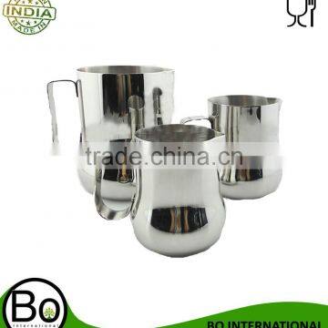 Three-size Metal Stainless Steel Milk Cup/Milk Jug/Pitcher