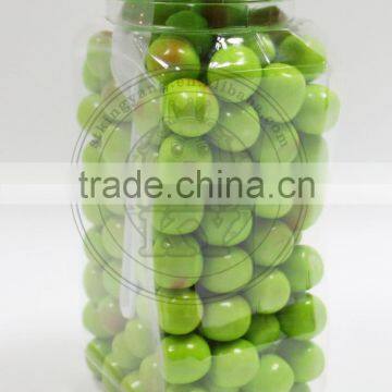 2.5g SM Green Apple Shaped Bubble Gum In Jar photo-2