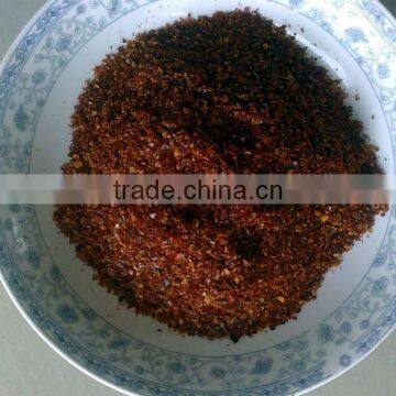 export chilli crushed,red dried chilli crush,red hot chilli crush,yidu red chilli crush with seeds 008