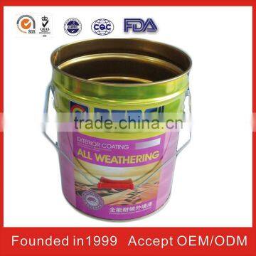 1.5L tall round tin cans in packaging boxes with Chemical fluid for UN,ISO,SGS,CQC
