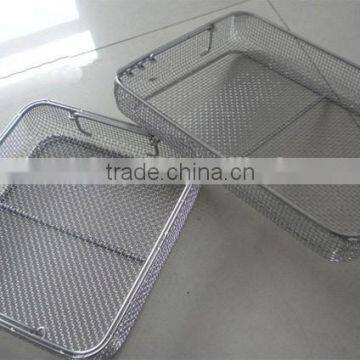 Fry Basket /cleaning Metal Baskets/drying Wire Basket /rack /medical Instrument Cleaning Baskets photo-2