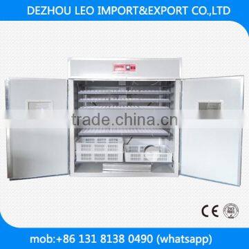 Tanzania best selling 1500 chicken eggs automatic egg incubator