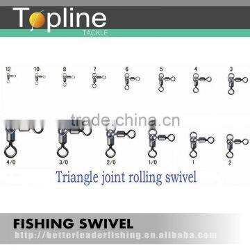 fishing rolling trangle joint rolling swivels