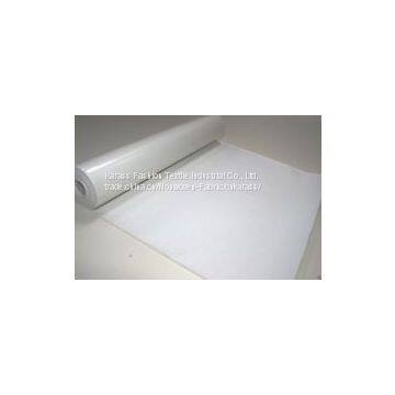 White Sticky Polyester Needle Felt With PE Coating photo-2