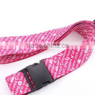 Colorful Heat Transfer Polyester Luggage Belt, Travel Luggage Belt, Luggage Strap photo-2