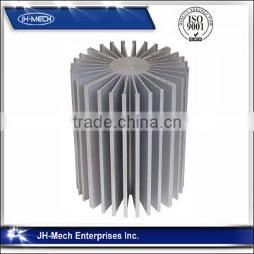 Round Sun Flower Customized Extruded Aluminum Heat Sink photo-6