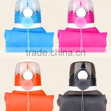 Silicone Folding Bottle Use for Go Outdoors Travel, Running, go Hiking photo-5