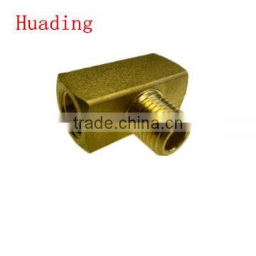 NPT, BSP pneumatic brass t-type fiitting,t type forged fitting ,t type fitting