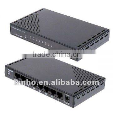 10/100Mbps 8 Port Mini Ethernet Switch Switcher Desktop Network AC Adapter