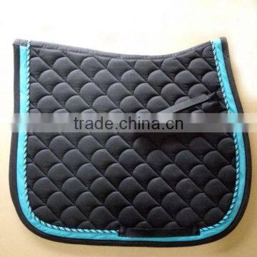 Equestrian saddle pad equestrian horse saddle pad equestrian wholesale saddle pad English saddle pad with 300g fill,colorful