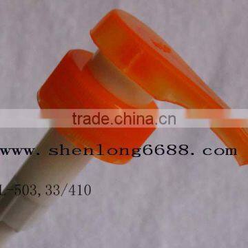 orange plastic dispenser lotion pump for shampoo