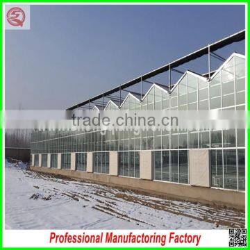 Hot Sale Multi-span Glass 7.2m Agriculture Greenhouses for Garden photo-2