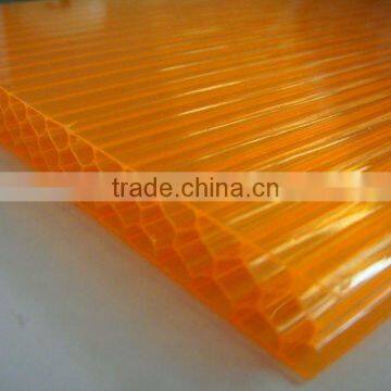 PC HONEYCOMB SHEET-YELLOW, POLYCARBONATE MULTI-WALL SHEET