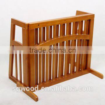 Professional Factory Top Quality 2 Panels Extended Wooden Pet Gate photo-4