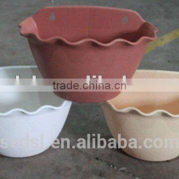 Decorative Plastic Ceramic Hanging Flower Pots photo-2