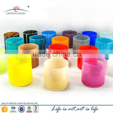 COLORED DECORATIVE SOY CANDLES JAR photo-2