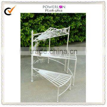 Antique Folding Metal Flower Stand