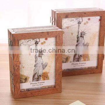 Foldable Wooden Photo Frame
