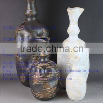 Pure Purple and Red Bud Ceramic Flower Vase ,mini Stoneware Vase photo-6