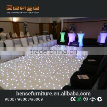 Best sale white and black starry dance floor led starlit dance floor