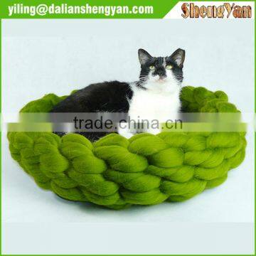 Newest Lovely Pet Bed Knitted Cat Nest photo-3
