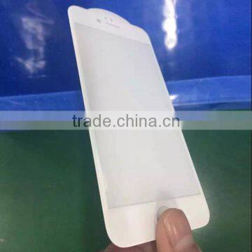 3D Curved White & Black Hardness Tempered Glass Film Screen Protector for IPhone6 photo-6