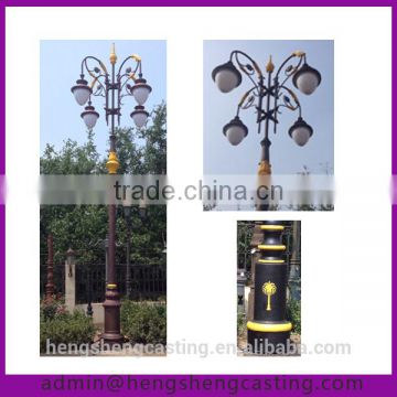 Middle East antique 7.8 meters decorative street lighting pole