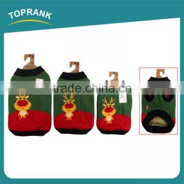 Fashion Design Christmas Reindeer Pattern Polyester Winter Knit Sweater for Dog photo-4