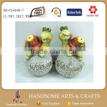 Handmade Craft Hot Selling Products Lovely Garden Tortoise Sculpture photo-2