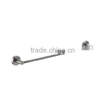 New design bathroom accessories stainless steel and zinc alloy chrome single towel bar