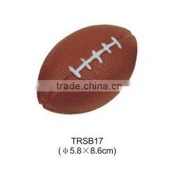 PU stress rugby/stress reliever football/anti stress ball/soft PU sport ball