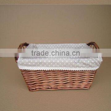 Wicker Laundry Basket Cabinet photo-4