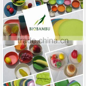 Best Sale Cheap Eco-friendly Bamboo Fiber Dinner Set photo-2