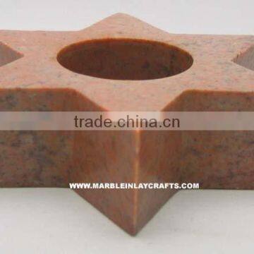 Tea Light Decorative Stone Candle Stand