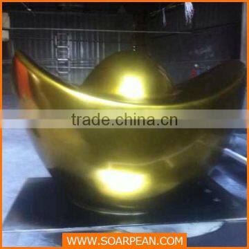 Customized Festival Gold Ingot Gold Sculpture photo-2