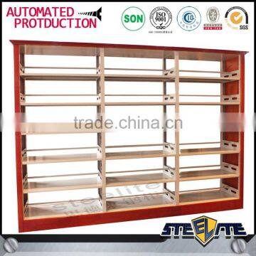 Factory Best Price Library Furniture Metal Book Shelf /wooden Book Shelf in Bookcase photo-5