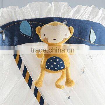 Lovely Special Design Jingle Bell Mosquito Net and Bed Crown, Modern Bed Crown With Valance for Baby Cot BF11-08023c photo-5