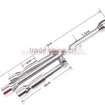 14" Folding Cross Rim Wheel Tyre Wrench Socket Car Auto Tools photo-2