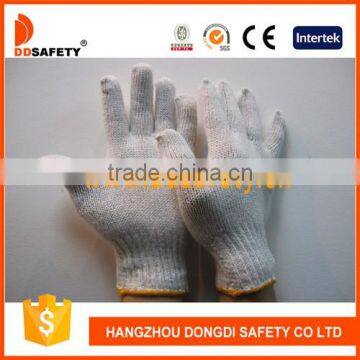 DDSAFETY Natural Cotton 2 Threads String Knitted Safety Work Gloves